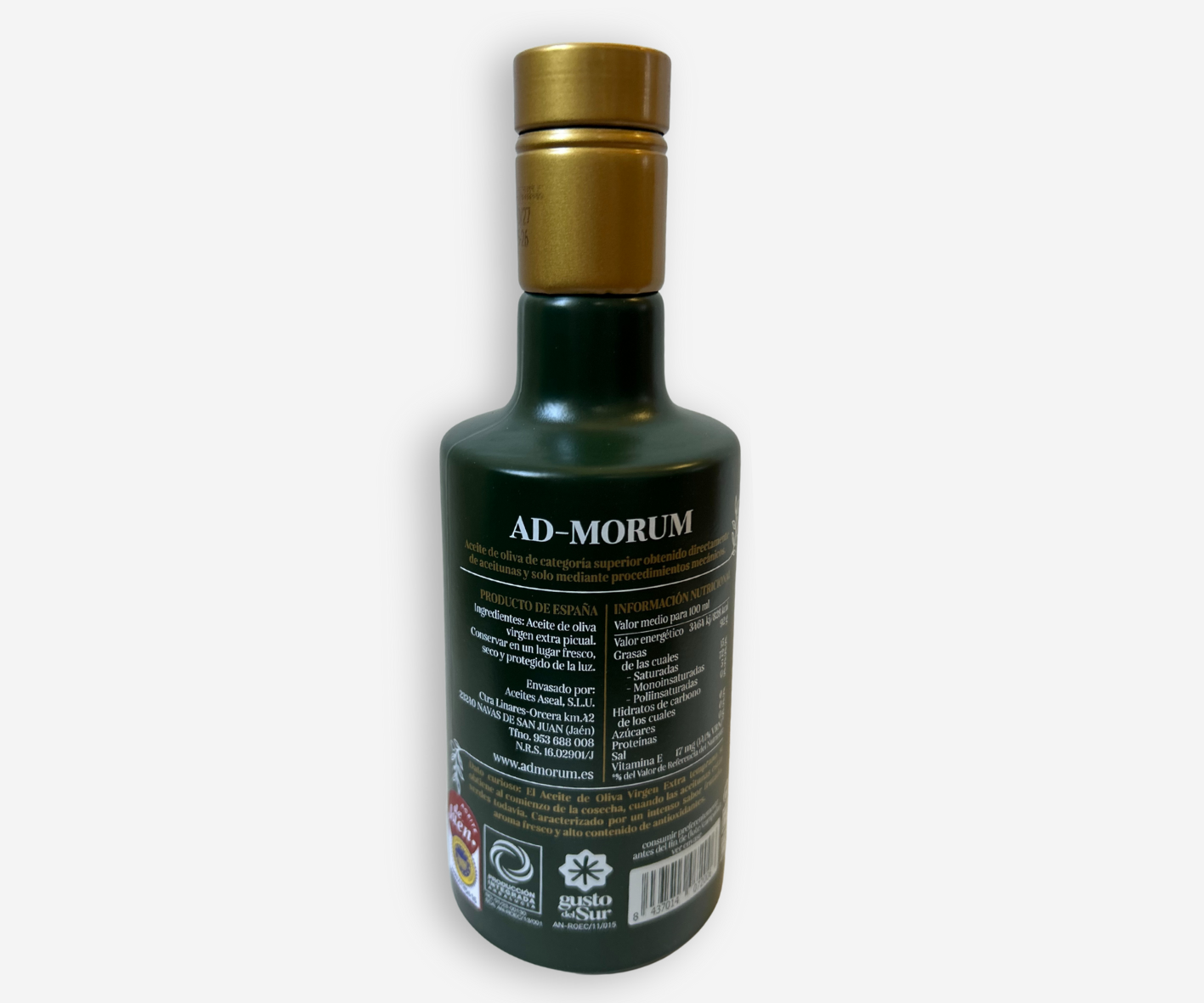 AOVE Temprano Picual 2025/2026 - 1 botella (500ml)
