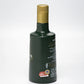 Lateral derecho de botella de aceite de oliva virgen extra Temprano Ad-Morum (AOVE temprano).