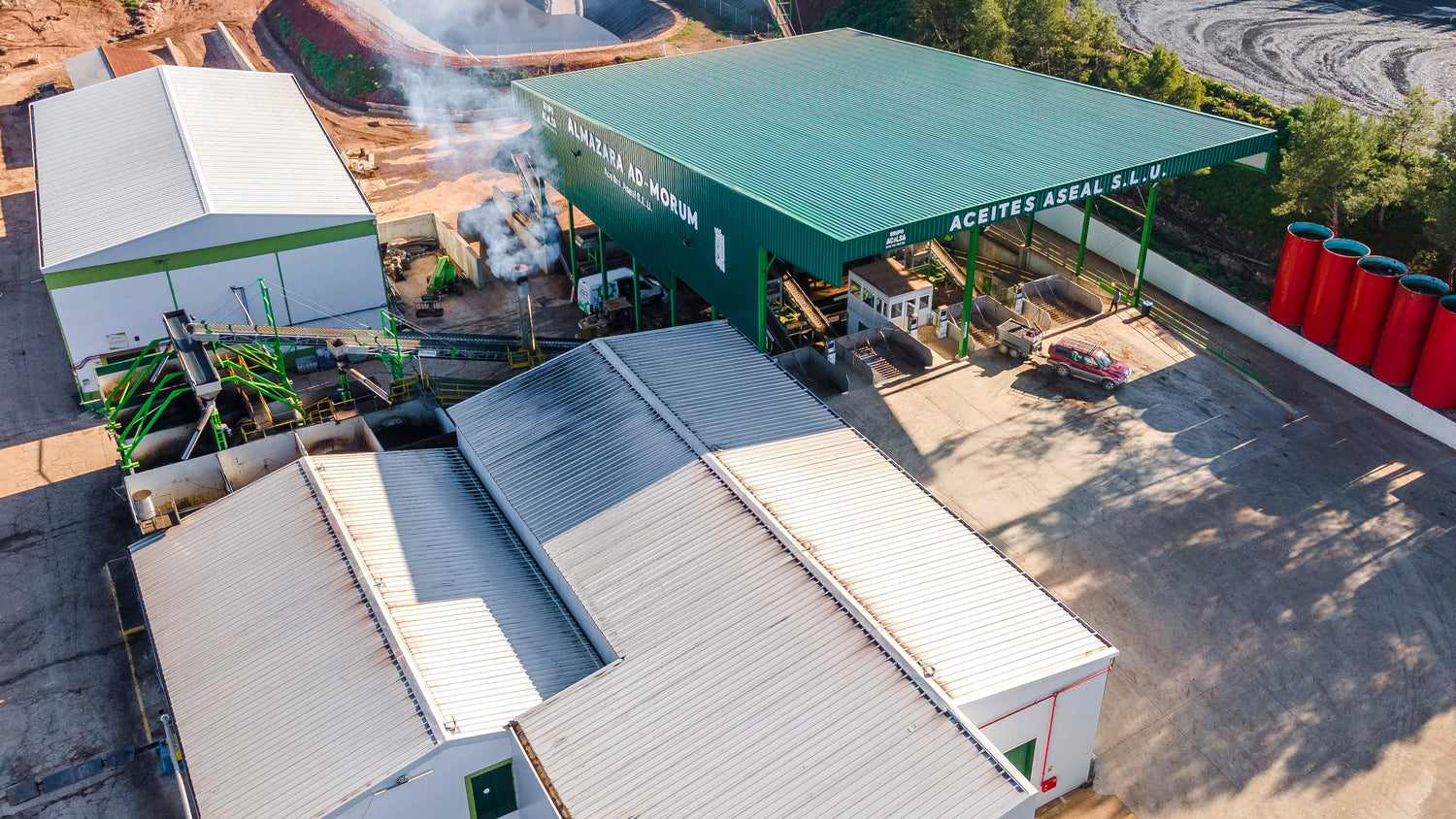 vista desde lo alto de almazara